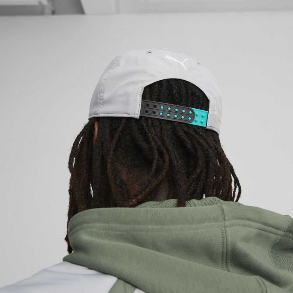 Mercedes cap, Puma, team, silver
