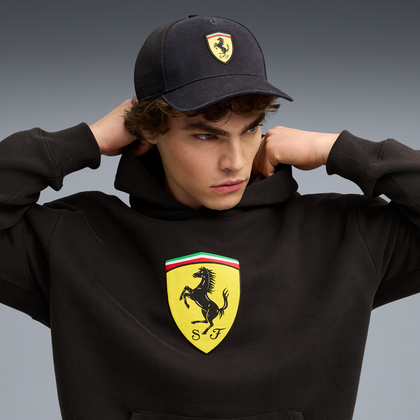 Ferrari trucker cap, Puma, black 🔥