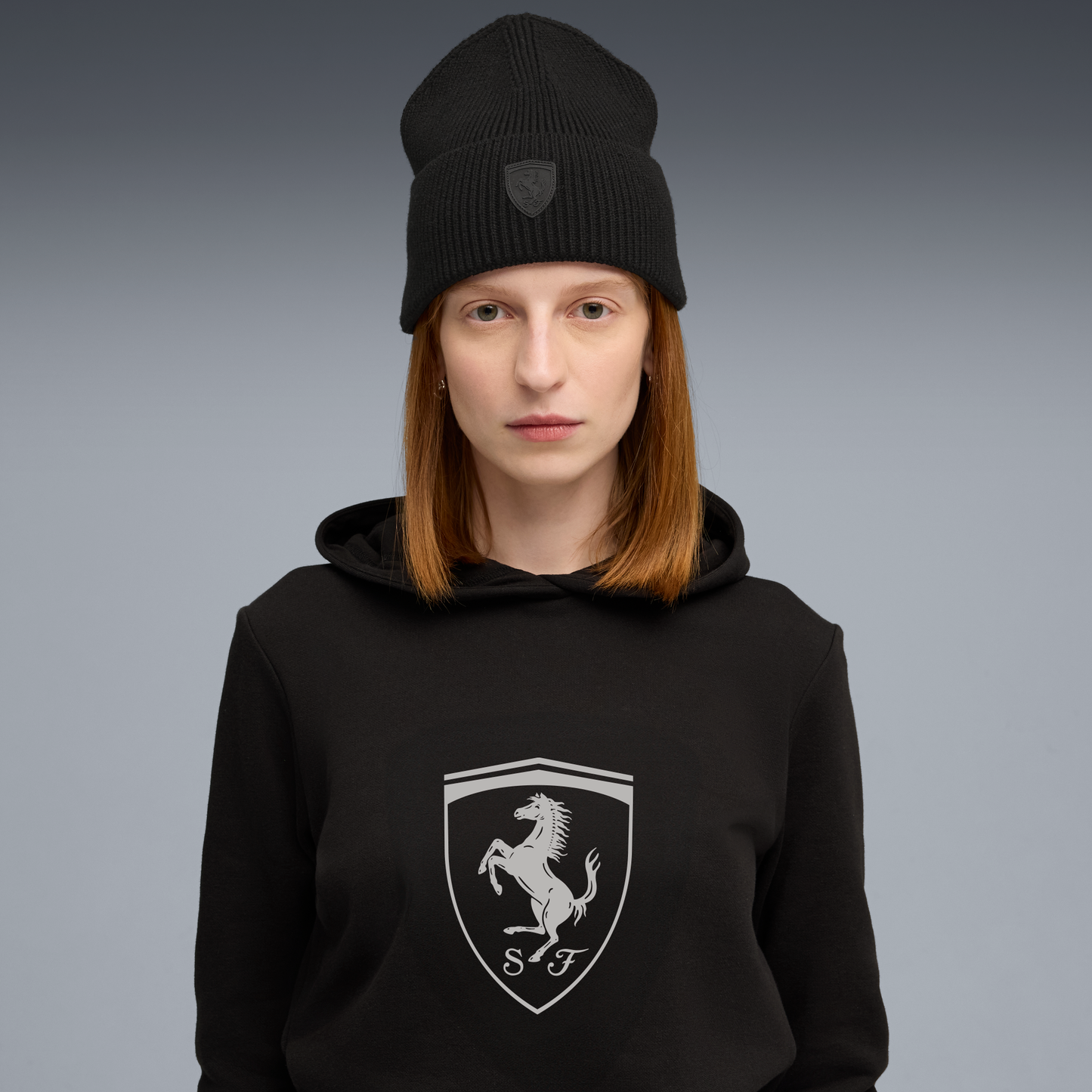 Ferrari Pro beanie, Puma, mid crown, black 🔥