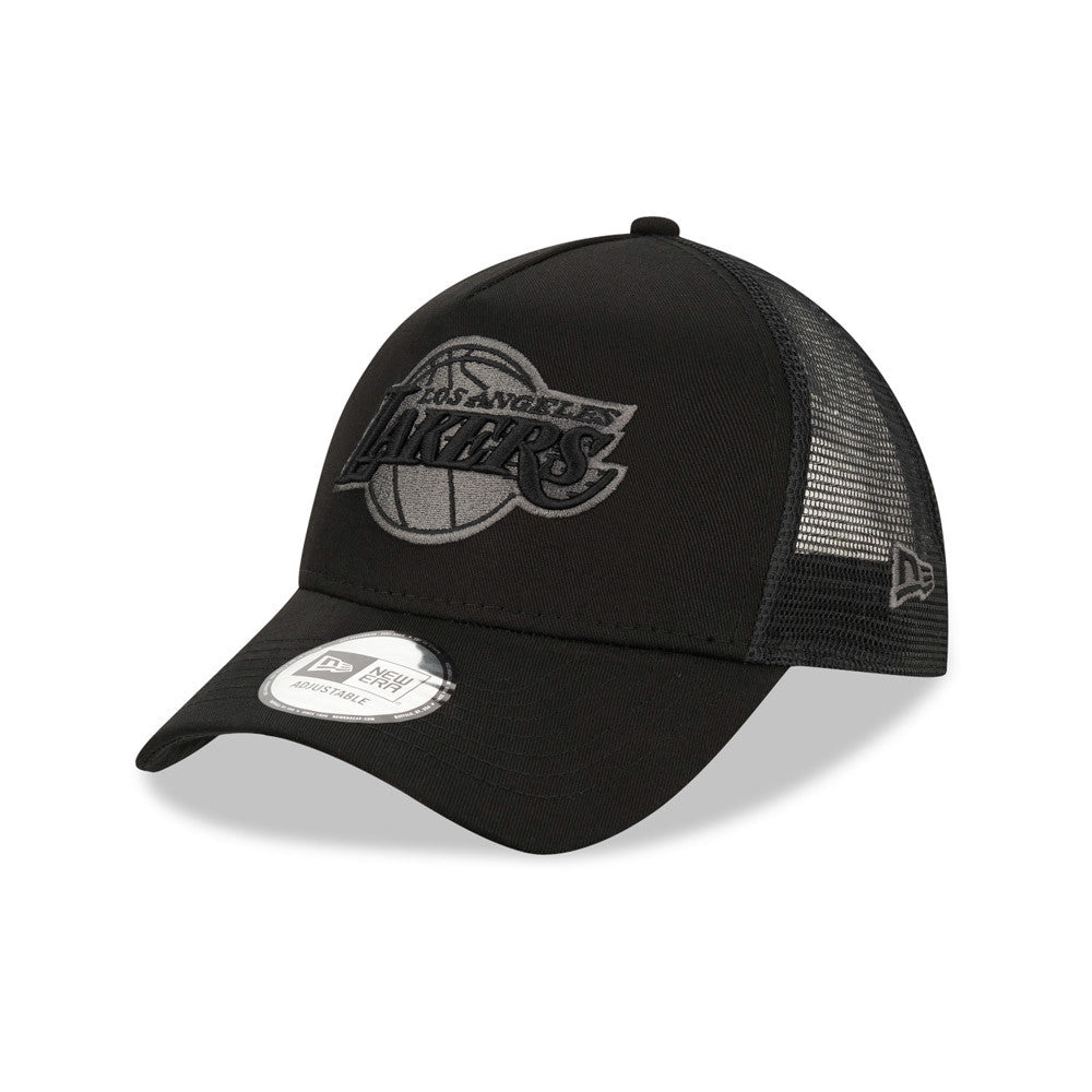 Los Angeles Lakers cap, New Era, trucker, 9FORTY, black
