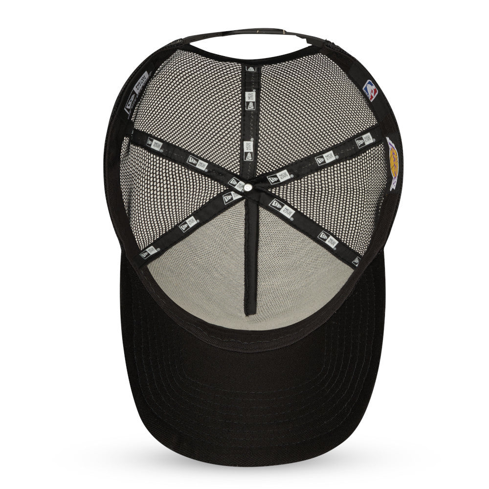 Los Angeles Lakers cap, New Era, trucker, 9FORTY, black