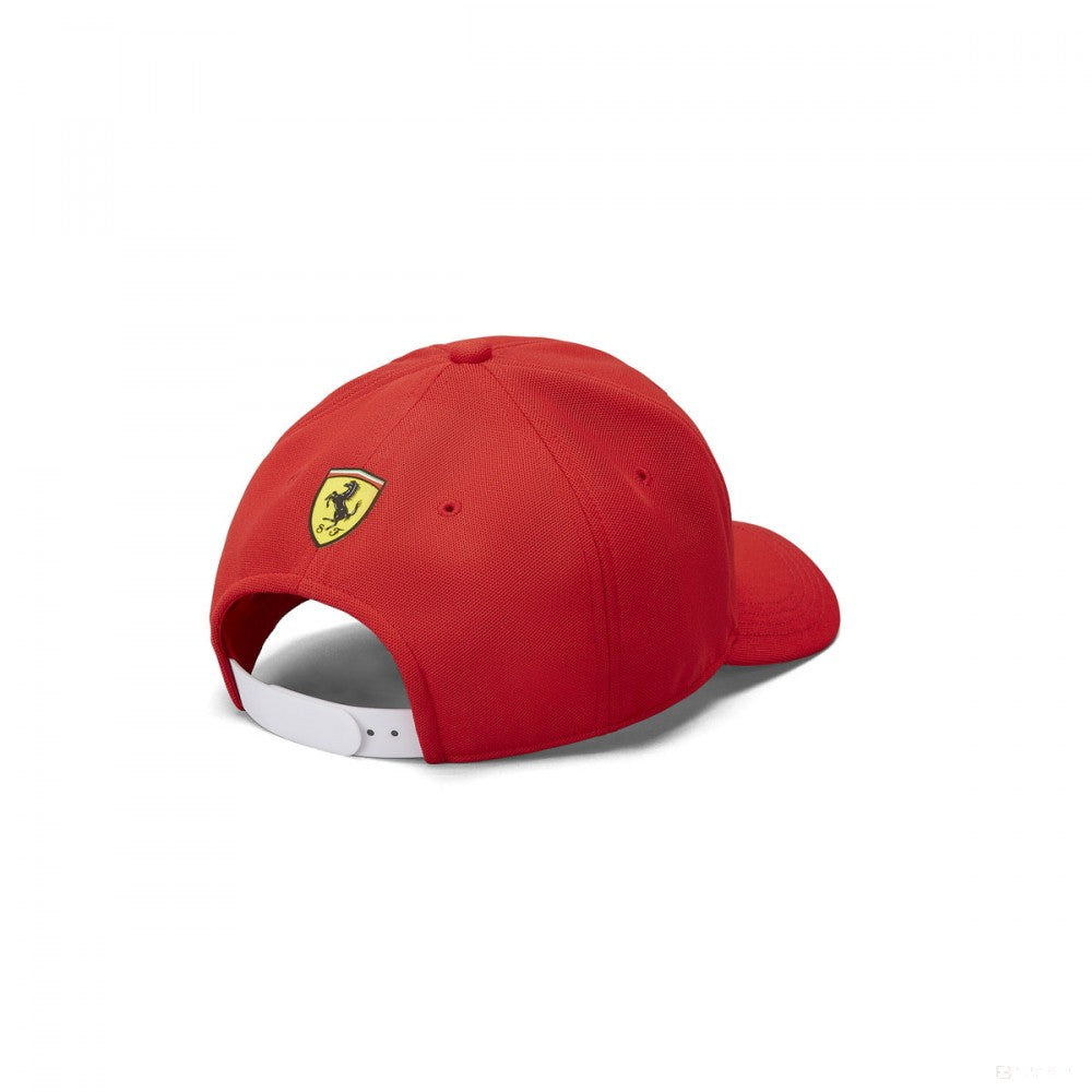 Ferrari Baseball Cap, Scuderia Logo, Adult, Red, 2019
