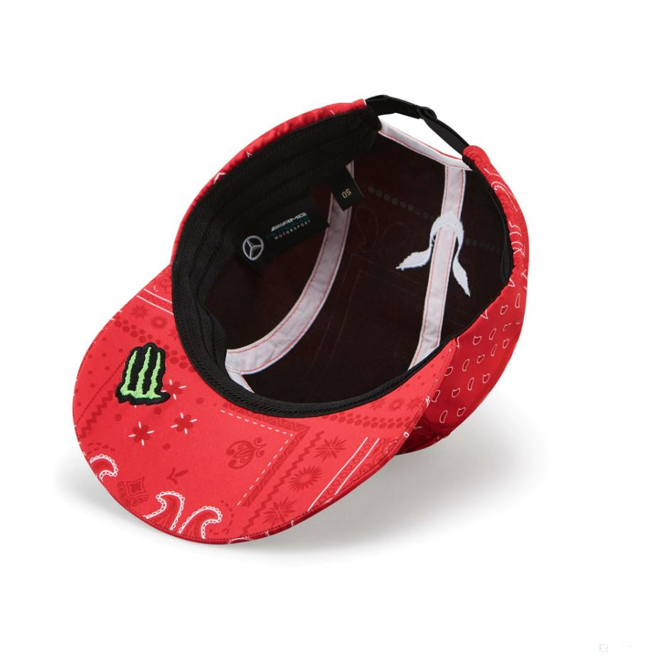 Mercedes Lewis Hamilton Baseball Cap, British GP, Adult, Red, 2020