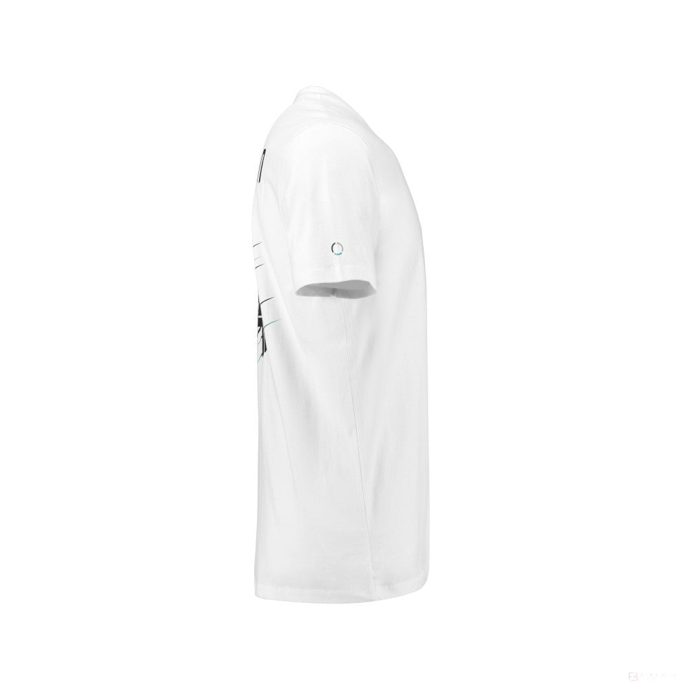 Mercedes Kids T-shirt, Lewis Hamilton, White, 2018