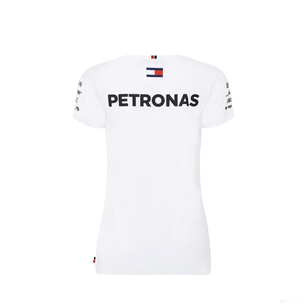 Mercedes Womens T-shirt, Team, White, 2018