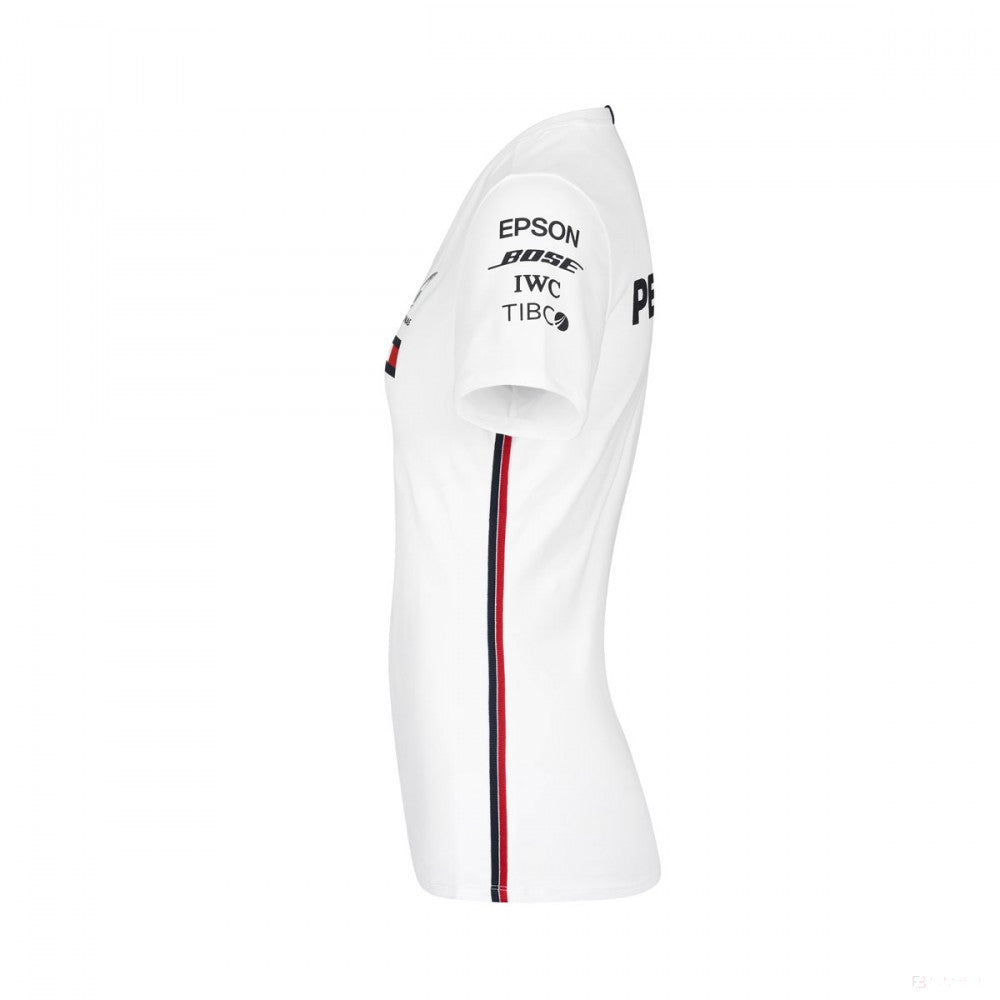 Mercedes Womens T-shirt, Team, White, 2019