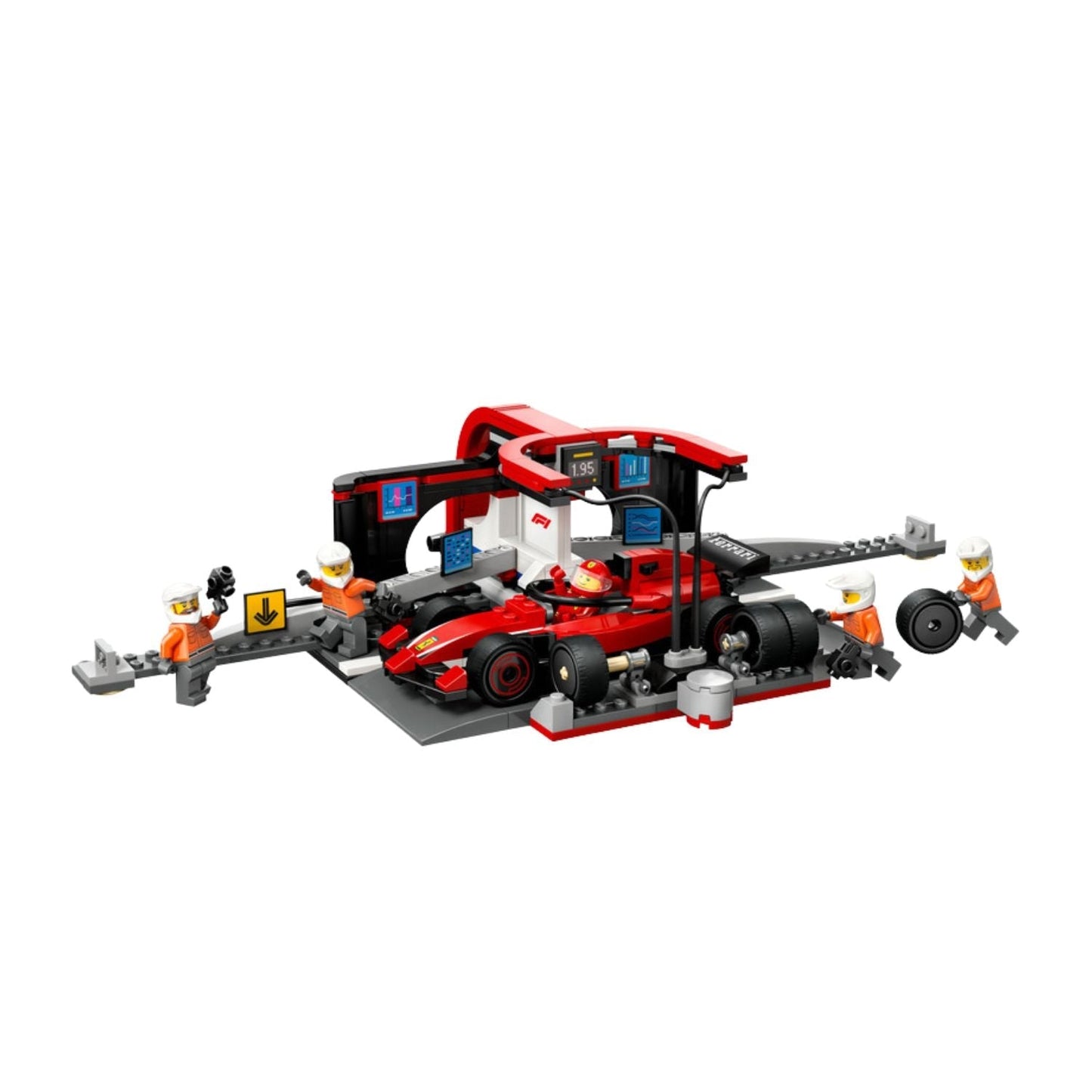 Ferrari, F1 LEGO® City 60443, with pit stop race car and crew 🔥