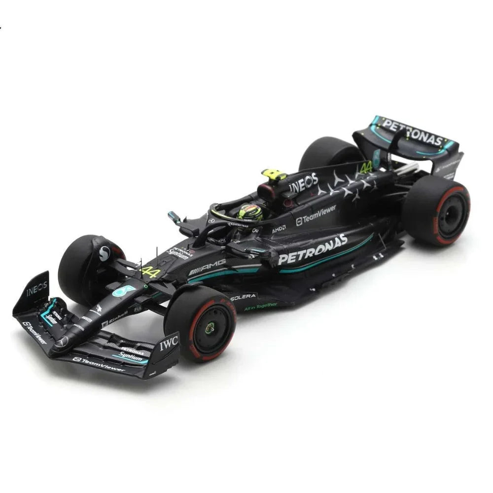 Mercedes model car, F1 W14 E, bburago, 1:43, Lewis Hamilton #44, 2023