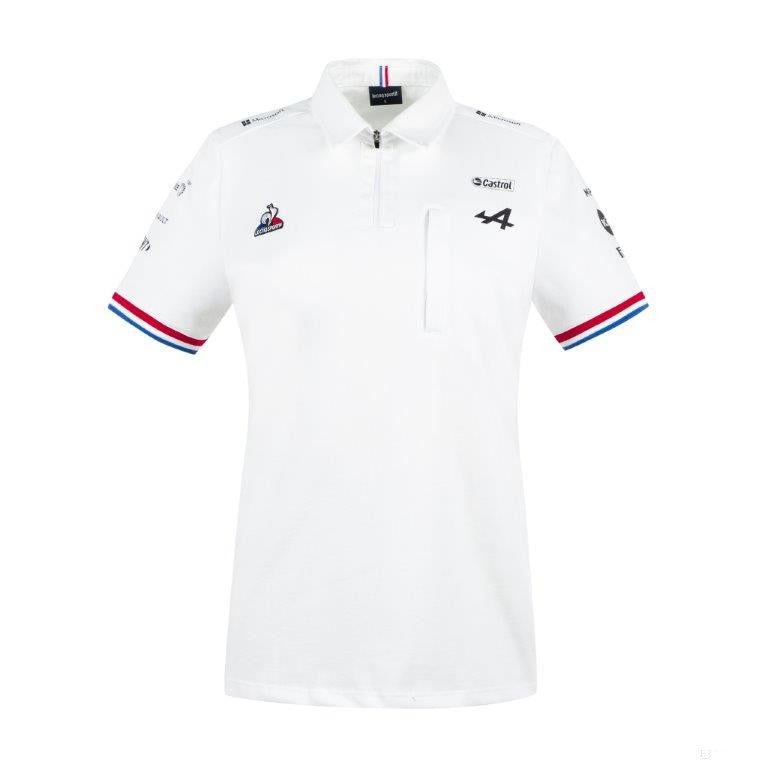 Alpine Womens Polo, Team, White, 2021