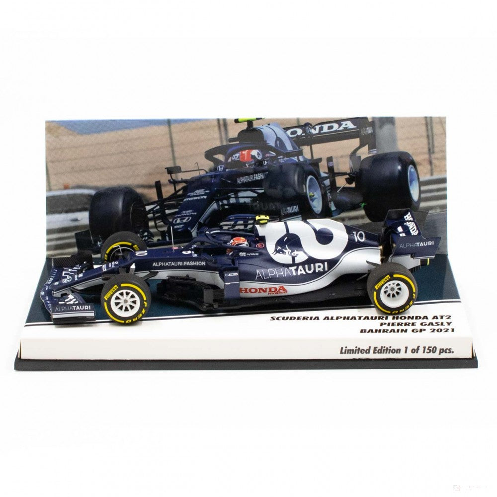 Pierre Gasly Scuderia AlphaTauri Honda AT02 Formula 1 Bahrain GP 2021 Limited Edition 1:43