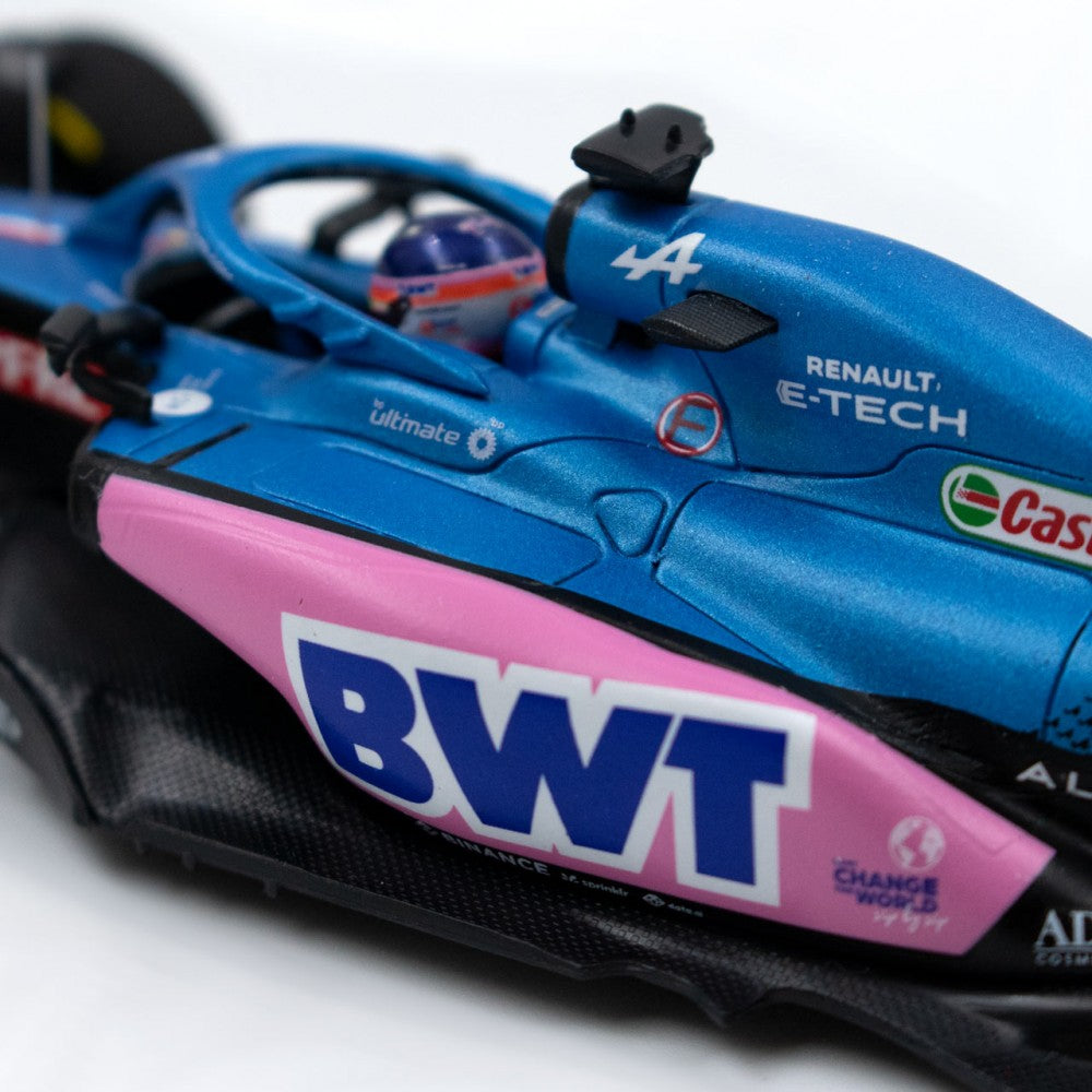 Fernando Alonso BWT Alpine F1 Team A522 Formula 1 Bahrain / Australia GP 2022 Double Set