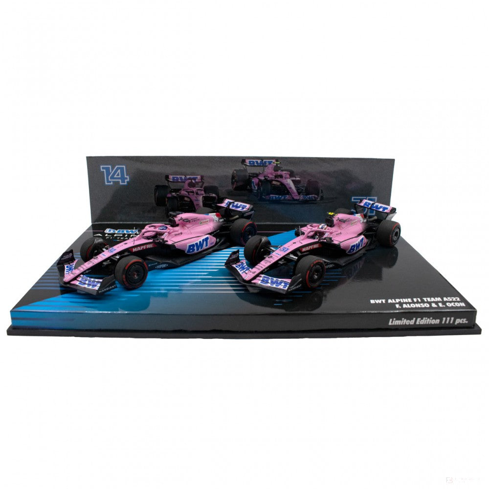 Alpine F1 Team 2022 A522 Fernando Alonso / Esteban Ocon double set Limited Edition 1:43