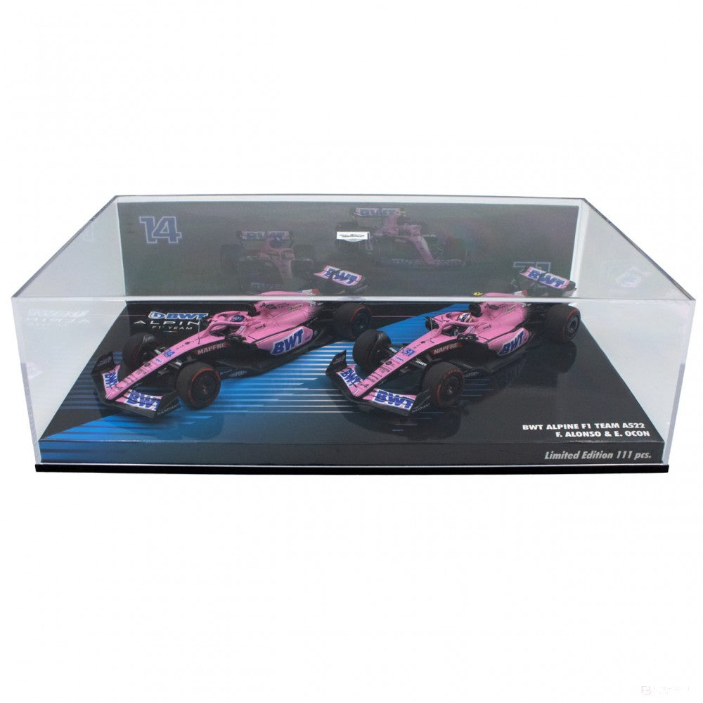 Alpine F1 Team 2022 A522 Fernando Alonso / Esteban Ocon double set Limited Edition 1:43