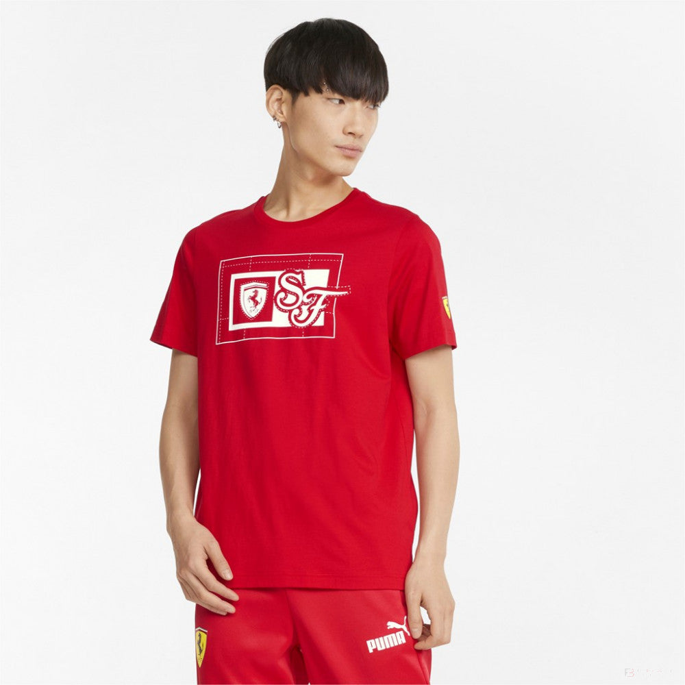 Puma Ferrari Race T-shirt, Red, 2022