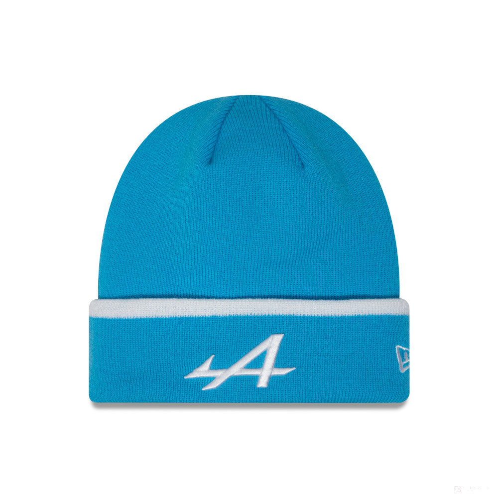 Alpine Stripe Cuff Beanie, Blue