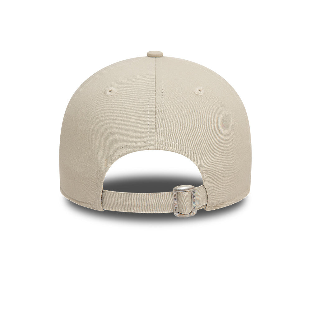 New York Yankees cap, black logo, New Era, 9TWENTY, essential, beige