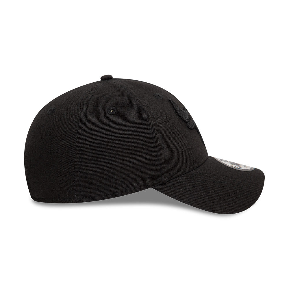 Chicago Bulls cap, New Era, 9FORTY, essential, full black