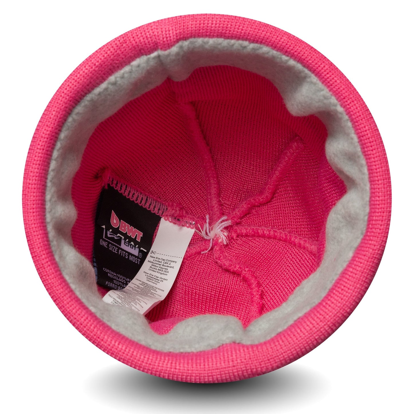 Alpine beanie, cuff knit, New Era, pink