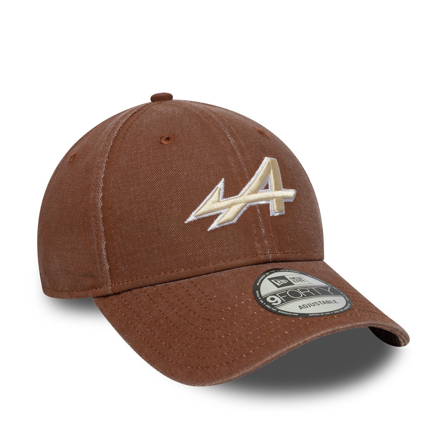 Alpine cap, washed, New Era, 9FORTY, brown