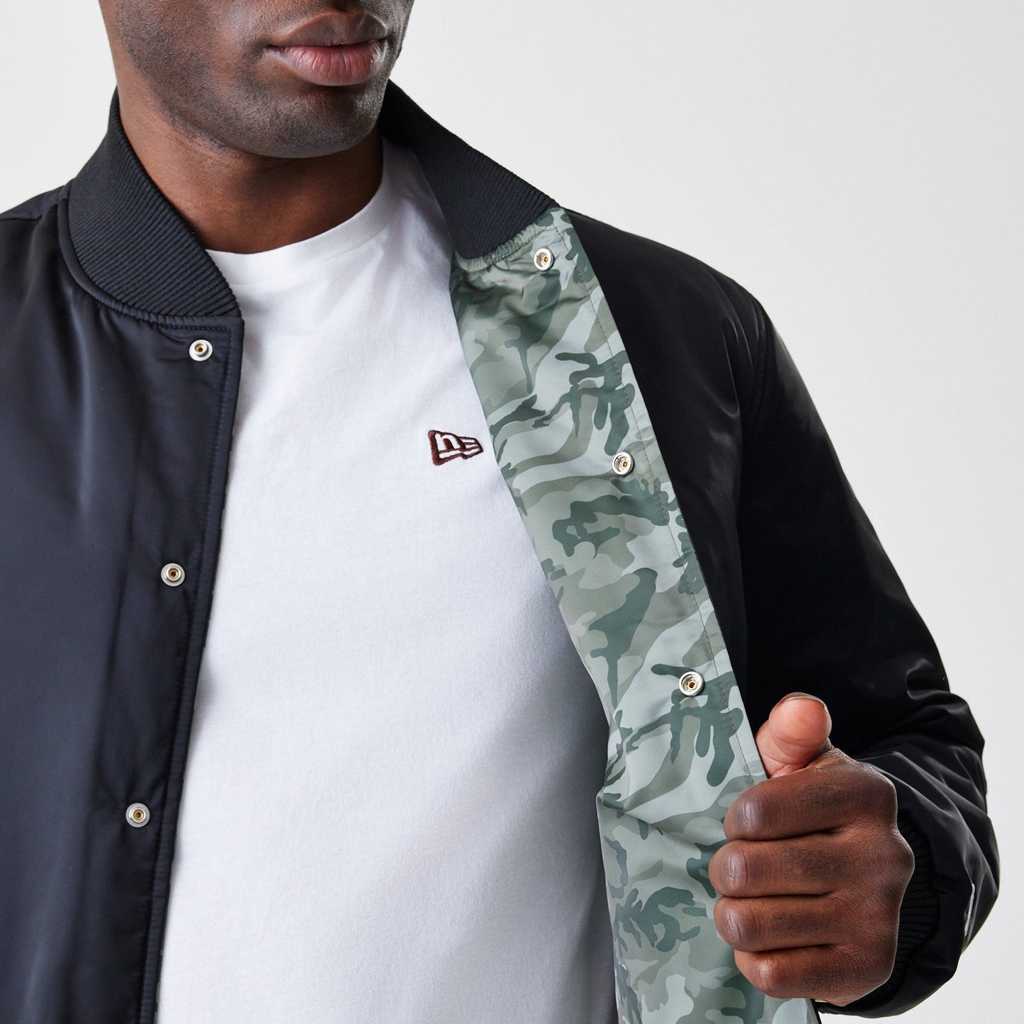 McLaren bomber jacket, reversible, New Era, multicolour