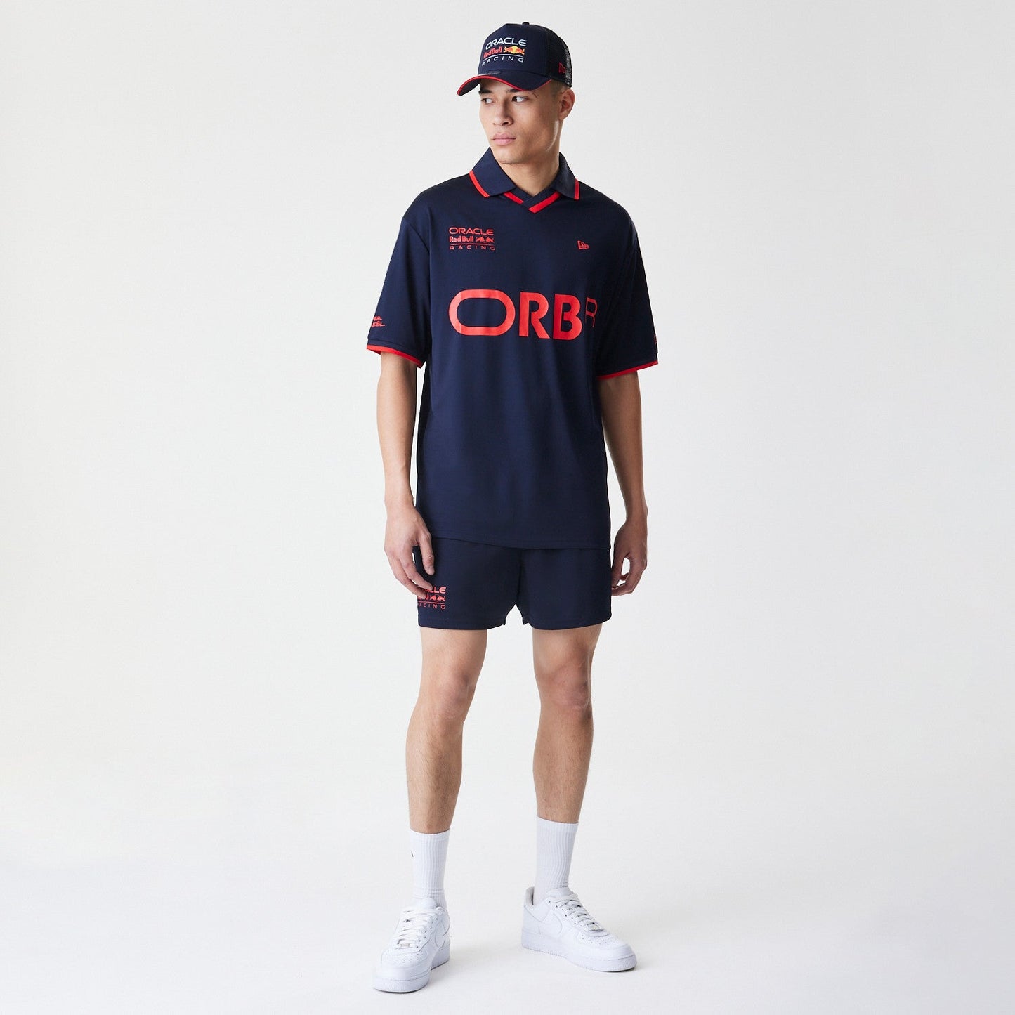 Red Bull Racing shorts, football, New Era, blue