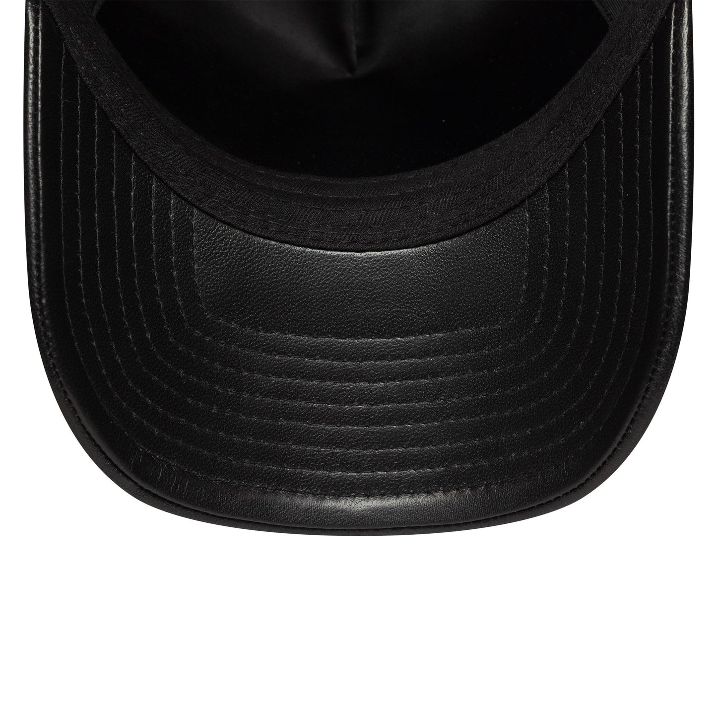 New York Yankees cap, leather, New Era, 9FORTY, black