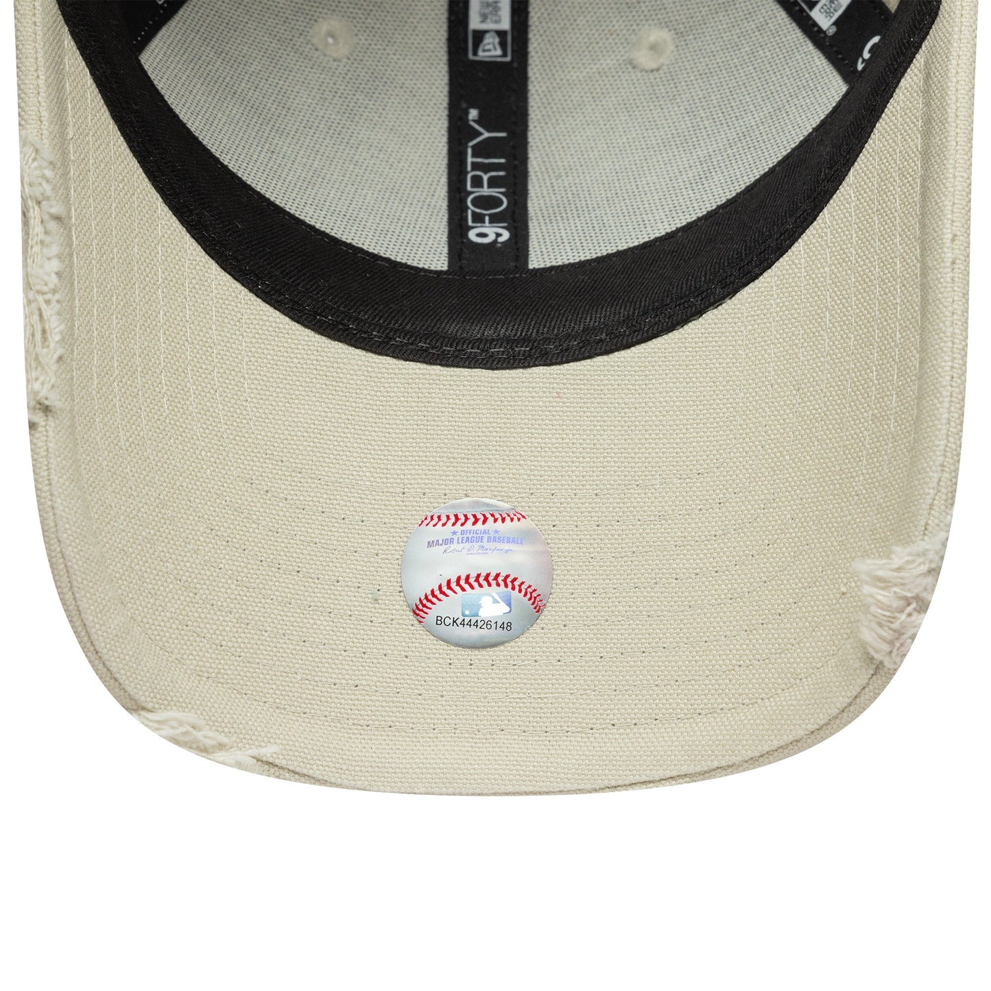 New York Yankees cap, distressed, New Era, 9FORTY, grey, women