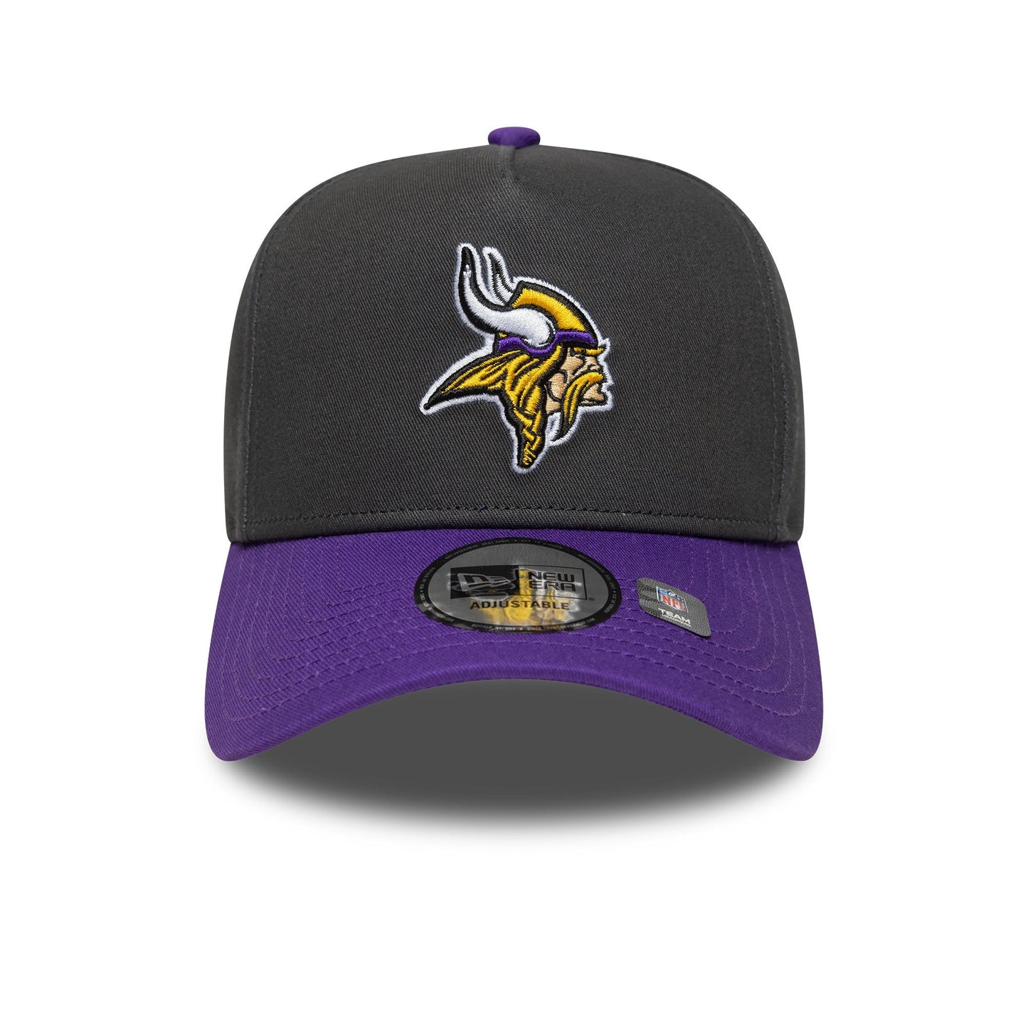 Minnesota Vikings cap, A-Frame, New Era, grey