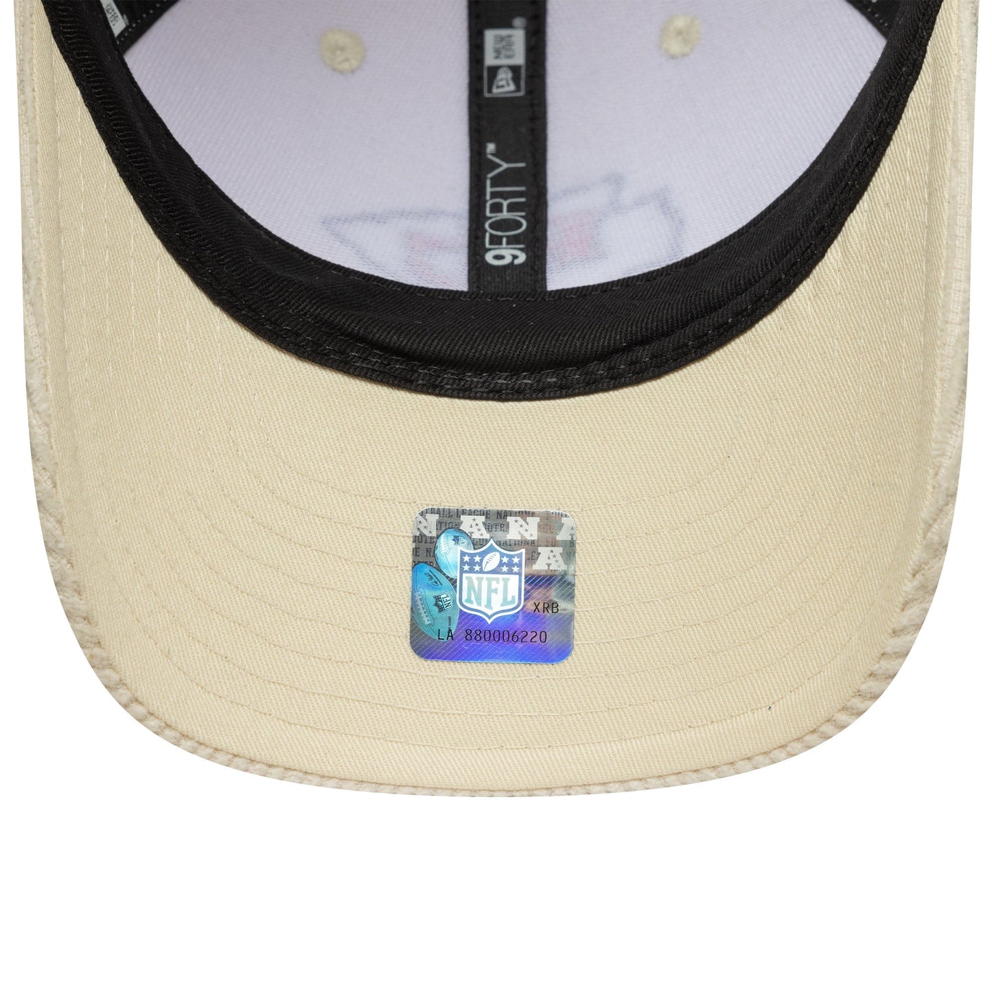 Kansas City Chiefs cap, cord, New Era, 9FORTY, beige