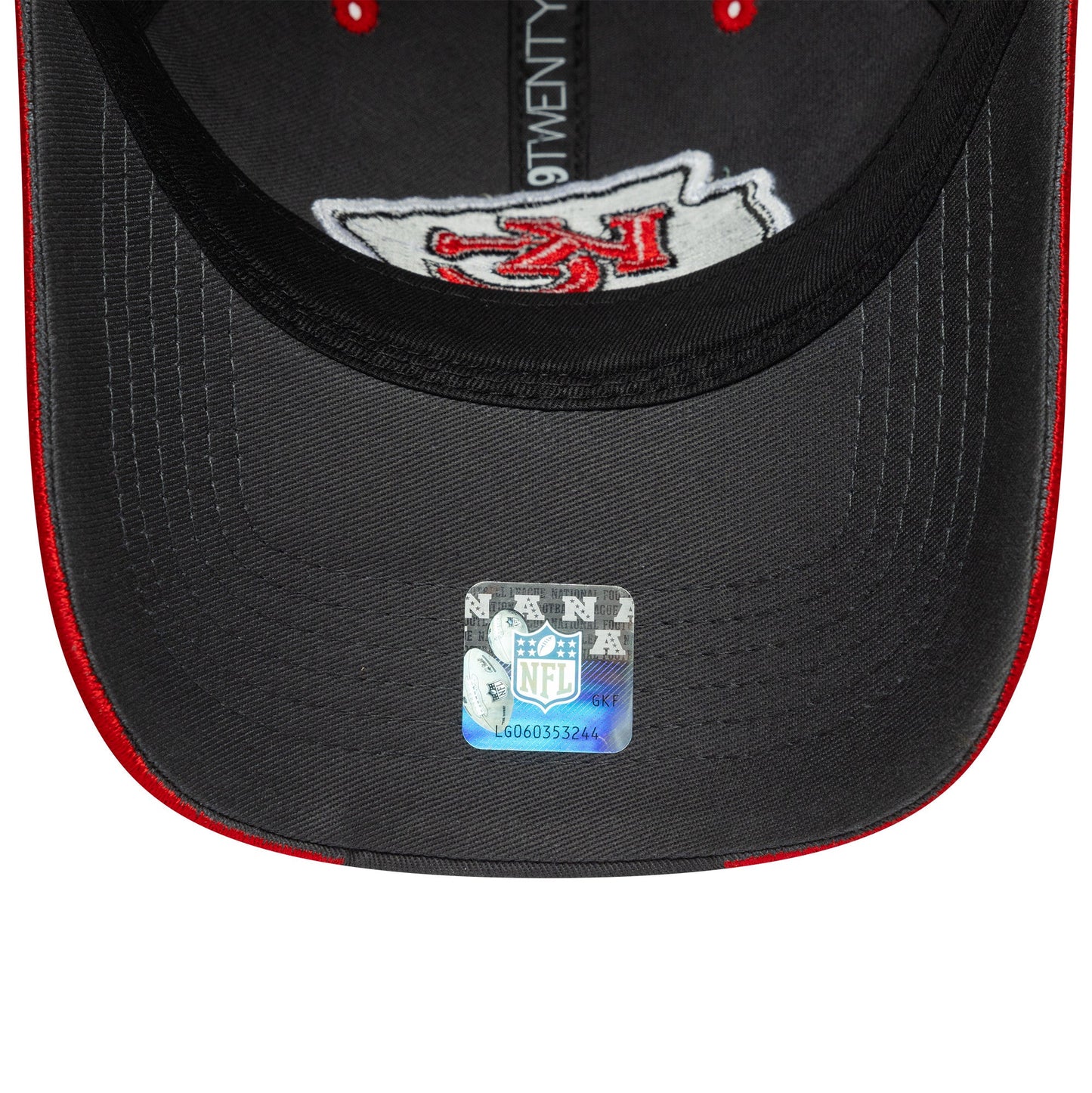 Kansas City Chiefs cap, team pin, New Era, 9TWENTY, plain, grey