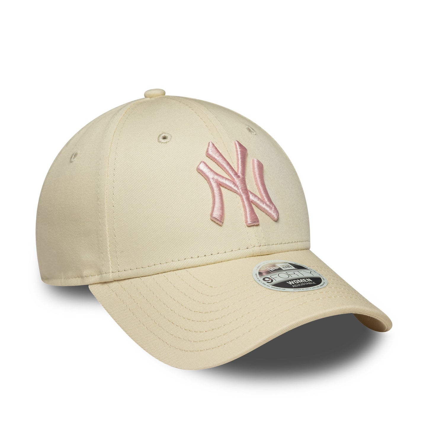 New York Yankees cap, women, New Era, 9FORTY, white, white
