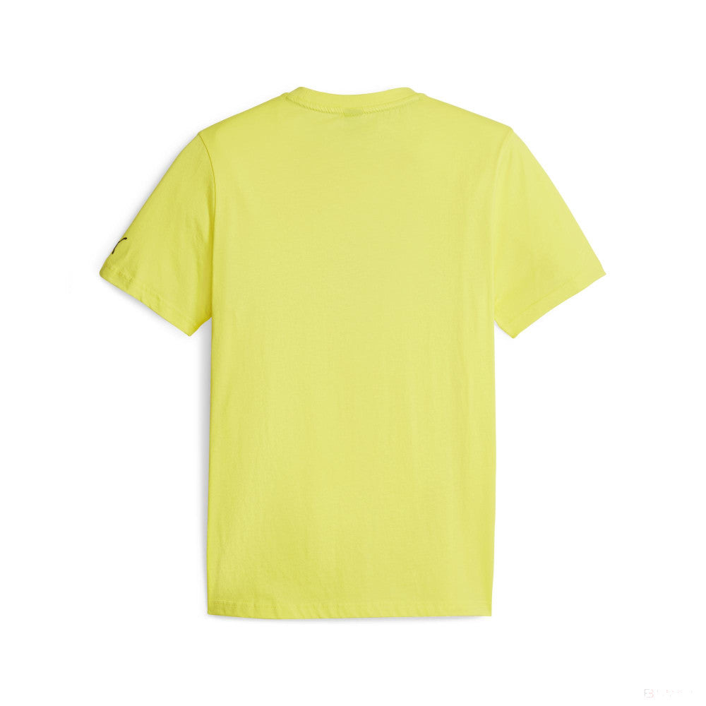 Ferrari t-shirt, Big shield, heritage, yellow