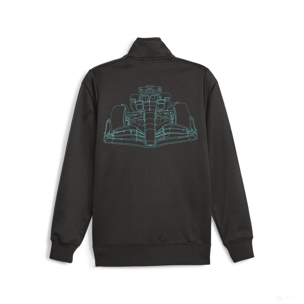 Mercedes sweatshirt, Puma, MT7 TJ, black