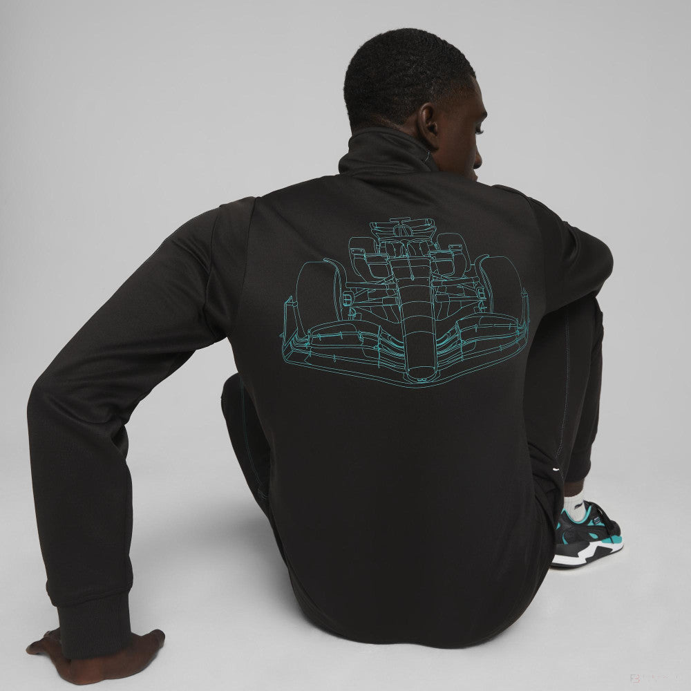 Mercedes sweatshirt, Puma, MT7 TJ, black