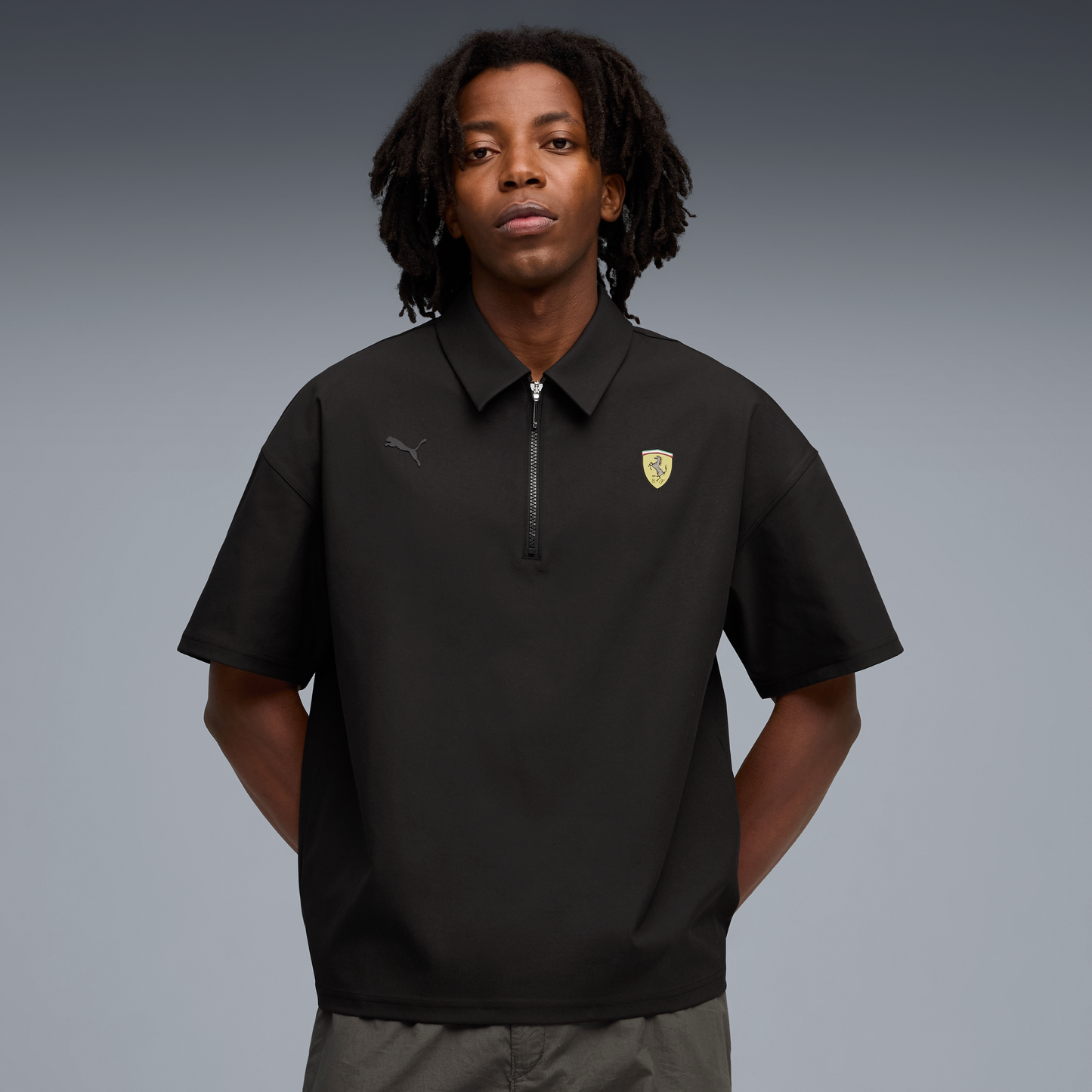 Ferrari polo, Puma, premium, black 🔥