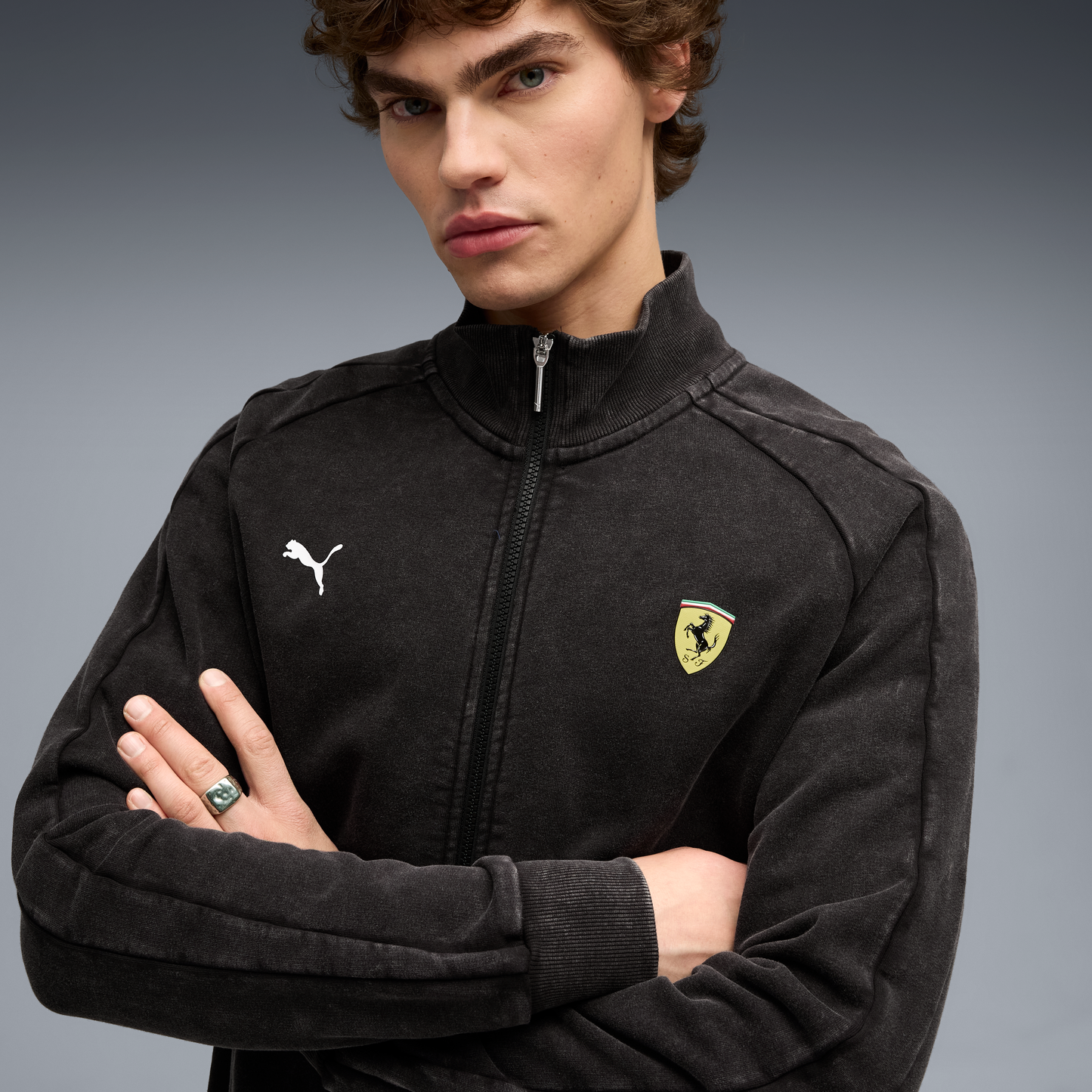 Ferrari jacket, Puma, T7, black 🔥