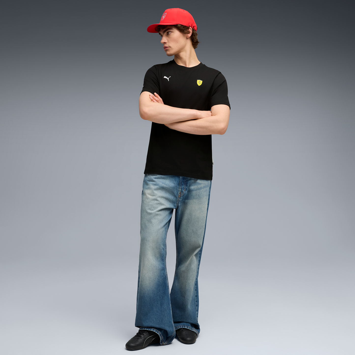 Ferrari car gpraphic t-shirt, Puma, black 🔥