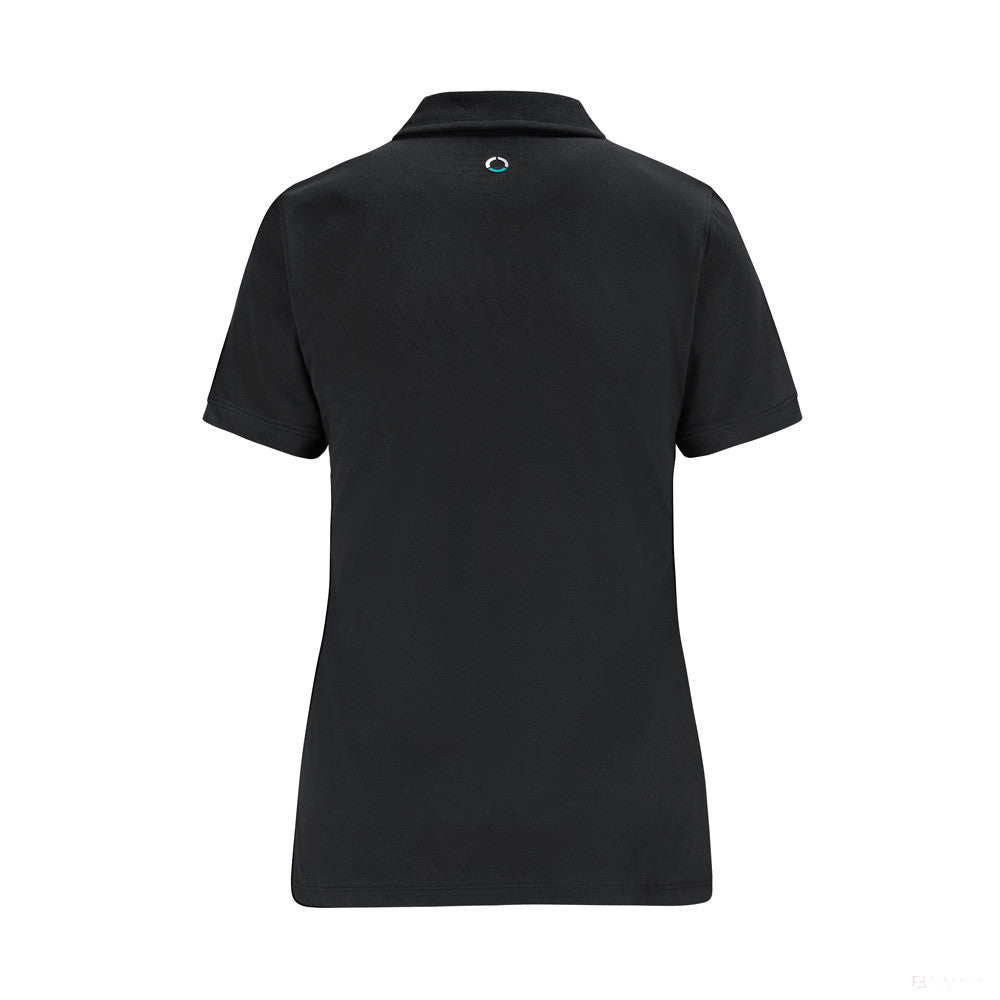 Mercedes Womens Polo, Classic, Black, 2022