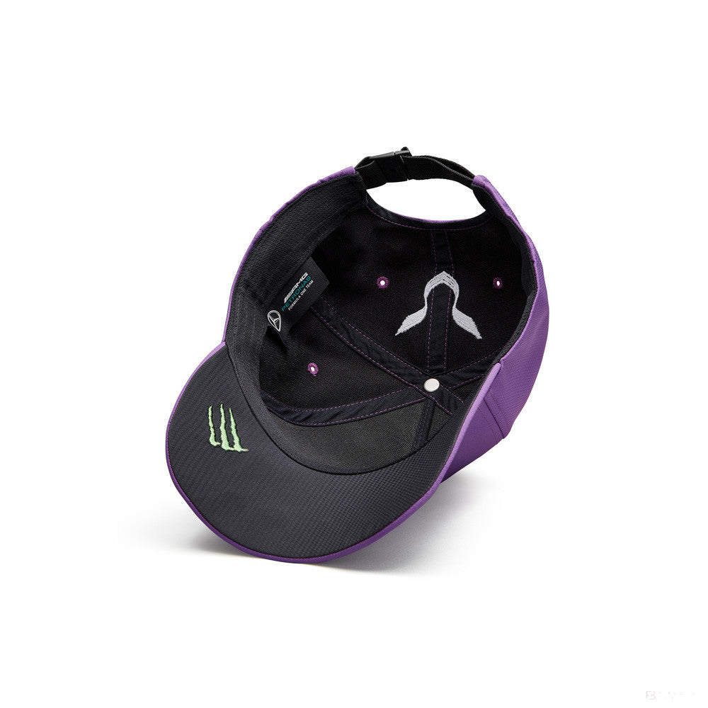 Mercedes Baseball Cap, Lewis Hamilton, Adult, Purple, 2022