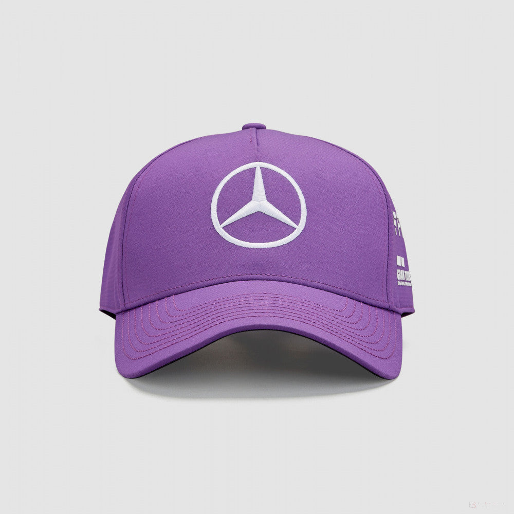 Mercedes Baseball Cap, Lewis Hamilton, Kids, Purple, 2022