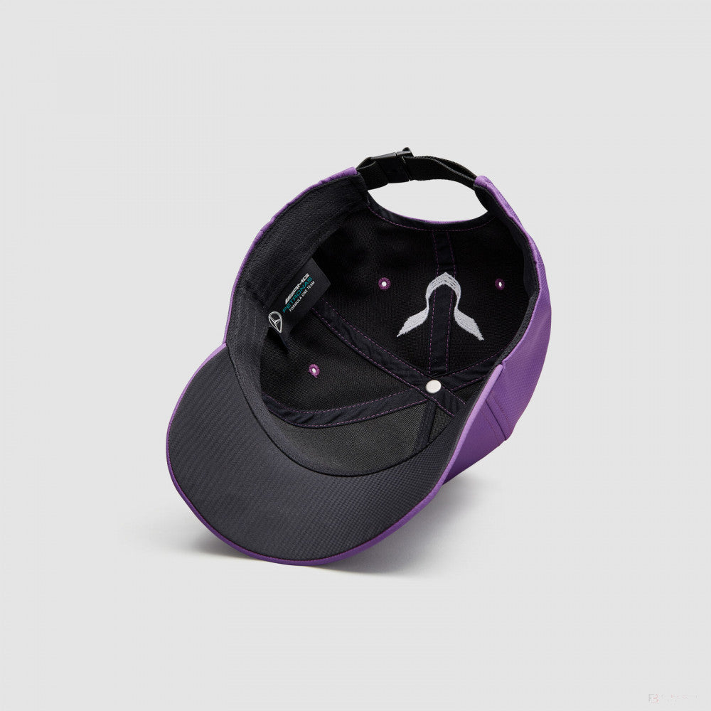 Mercedes Baseball Cap, Lewis Hamilton, Kids, Purple, 2022