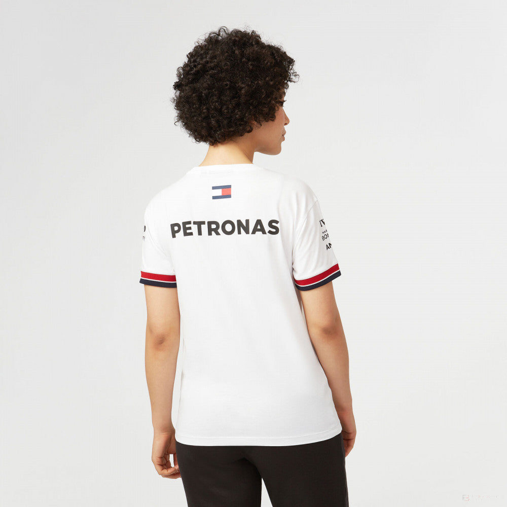 Mercedes Womens T-Shirt, Team, White, 2022