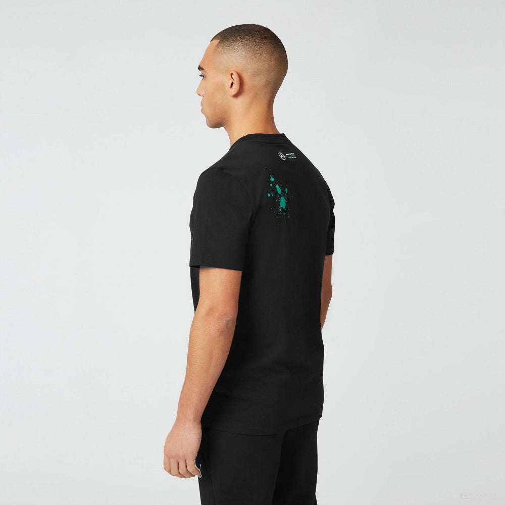 Mercedes George Russell T-Shirt, GEORGE #63, Black, 2022