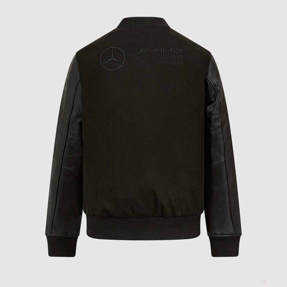 Mercedes Varsity Jacket, Black