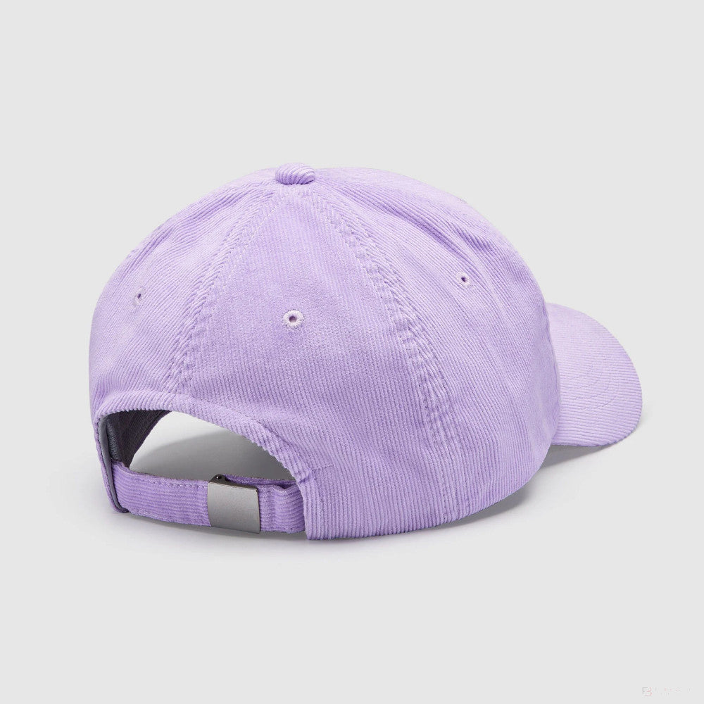 Mercedes Retro Cord Dad Cap, Lilac