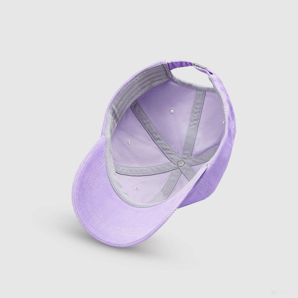 Mercedes Retro Cord Dad Cap, Lilac