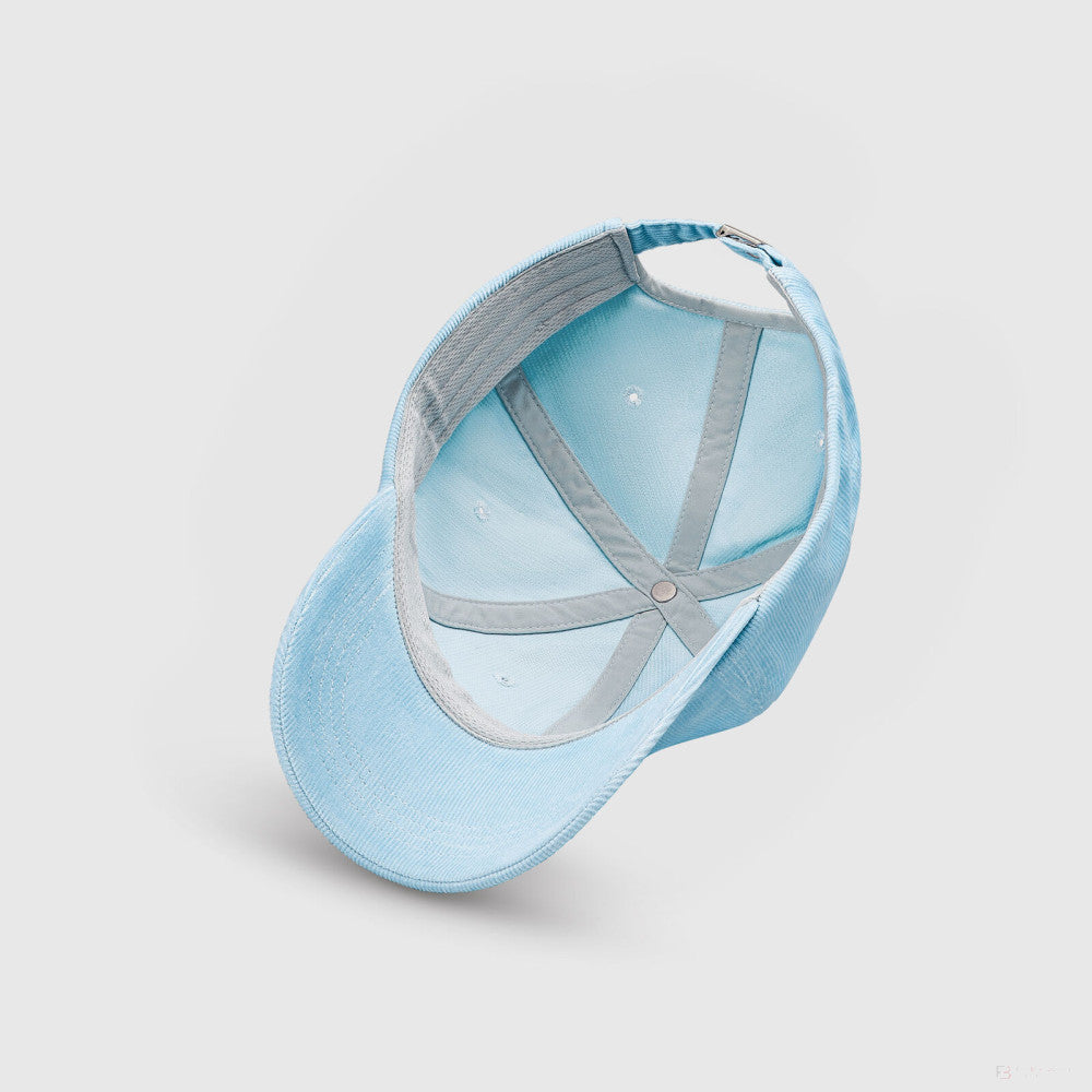 Mercedes Retro Cord Dad Cap, Blue