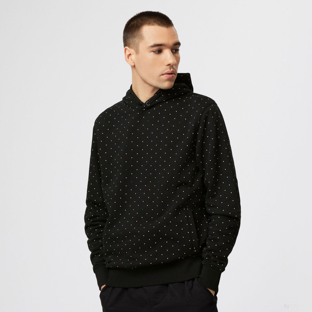 Mercedes Polka Dot Hoody, Black