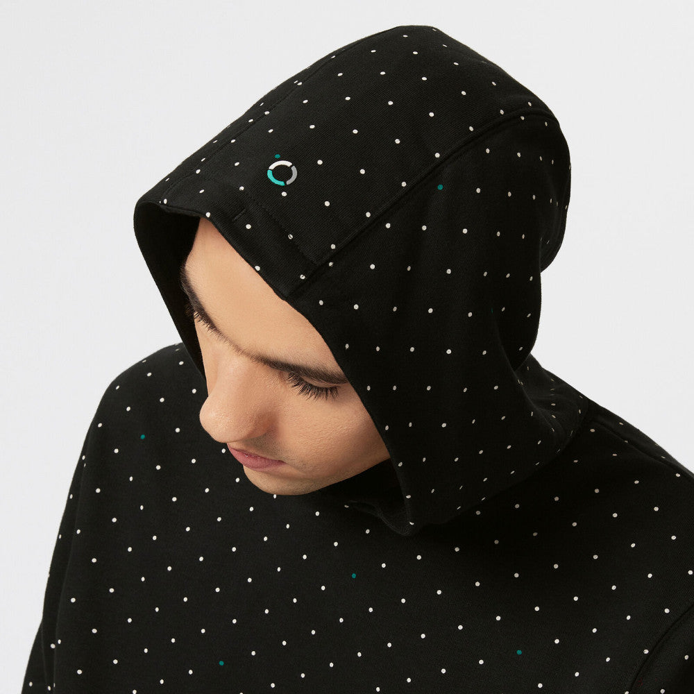 Mercedes Polka Dot Hoody, Black