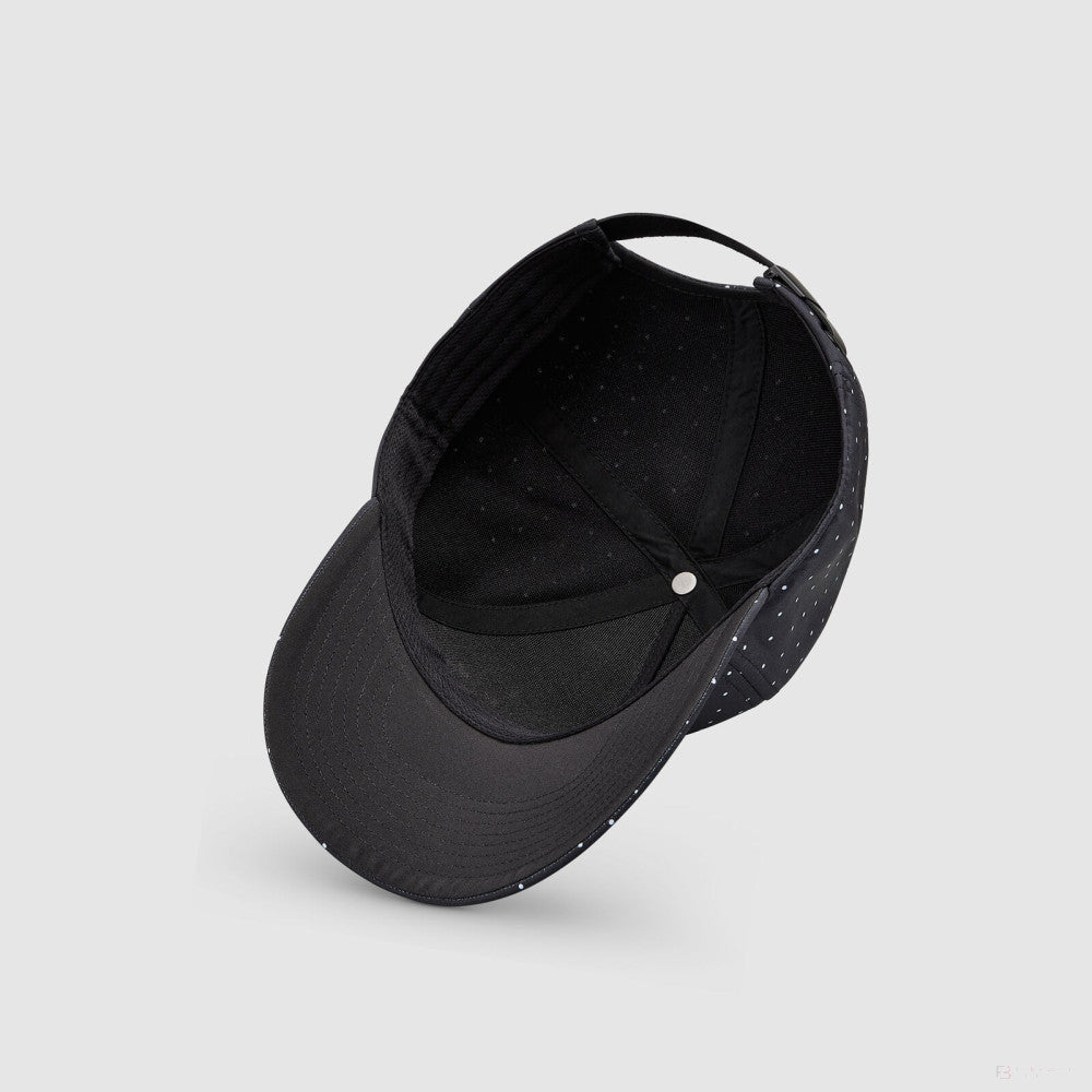 Mercedes Polka Dot Cap, Black
